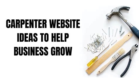 How to Build a Carpentry Website: A Guide to Crafting Your Digital Workshop